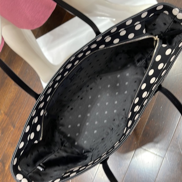 KATE SPADE SHORE STREET PICTURE DOT MARGARETA ZIP TOTE BLUE MULTI K6844 NWT $299 - Picture 6 of 16